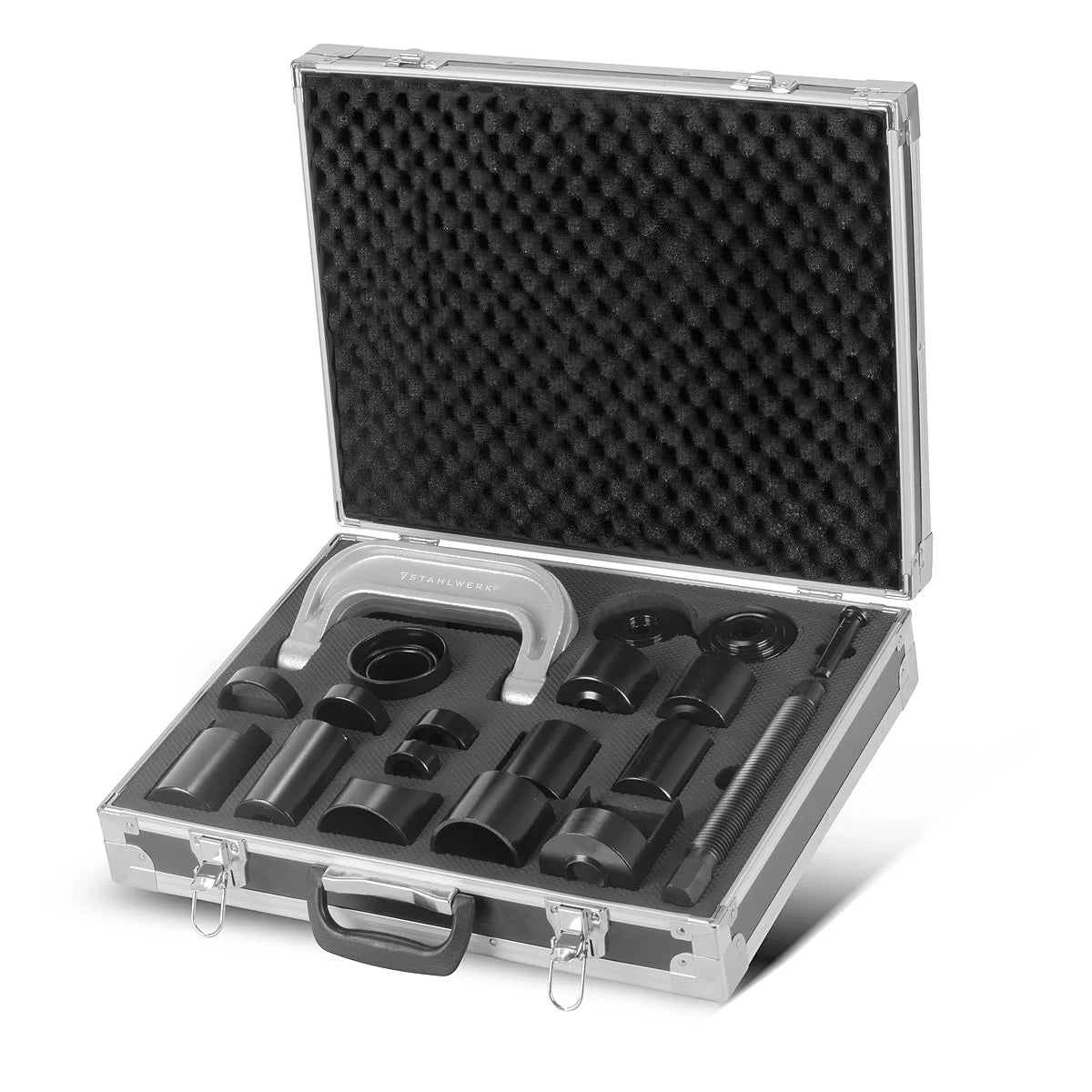 STAHLWERK ball joint puller | Ball joint puller | Ball joint press | Ball joint press | Ball joint extractor | Ball joint extractor | 21 piece tool assembly kit