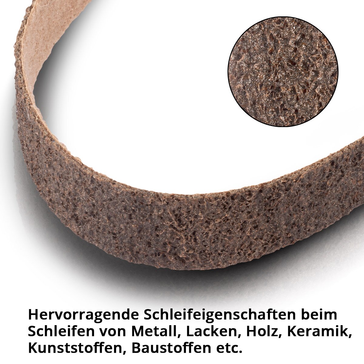 STAHLWERK abrasive fleece coarse grain 40 x 760 mm sanding belt | Non-woven tapes | Polishing fleece | Universal sanding belts | Abrasives for pipe belt grinders, belt sanders and sanders