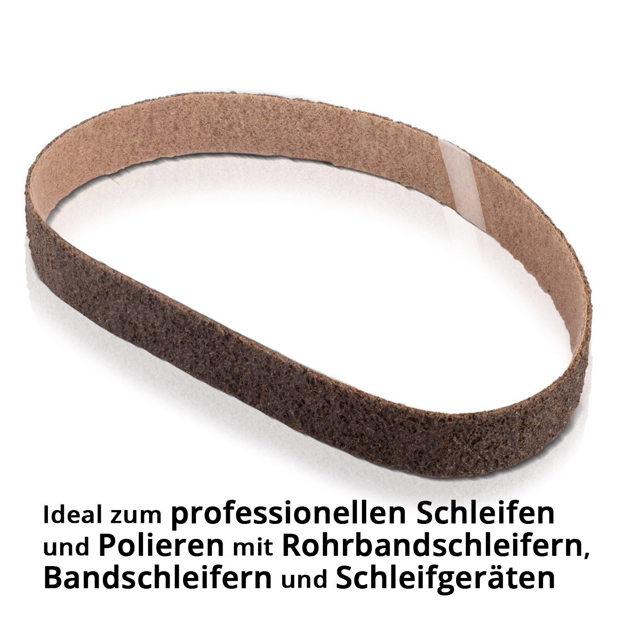 STAHLWERK abrasive fleece set of 5 coarse grain 40 x 760 mm sanding belt | Non-woven tapes | Polishing fleece | Universal sanding belts | Abrasives for pipe belt grinders, belt sanders and sanders