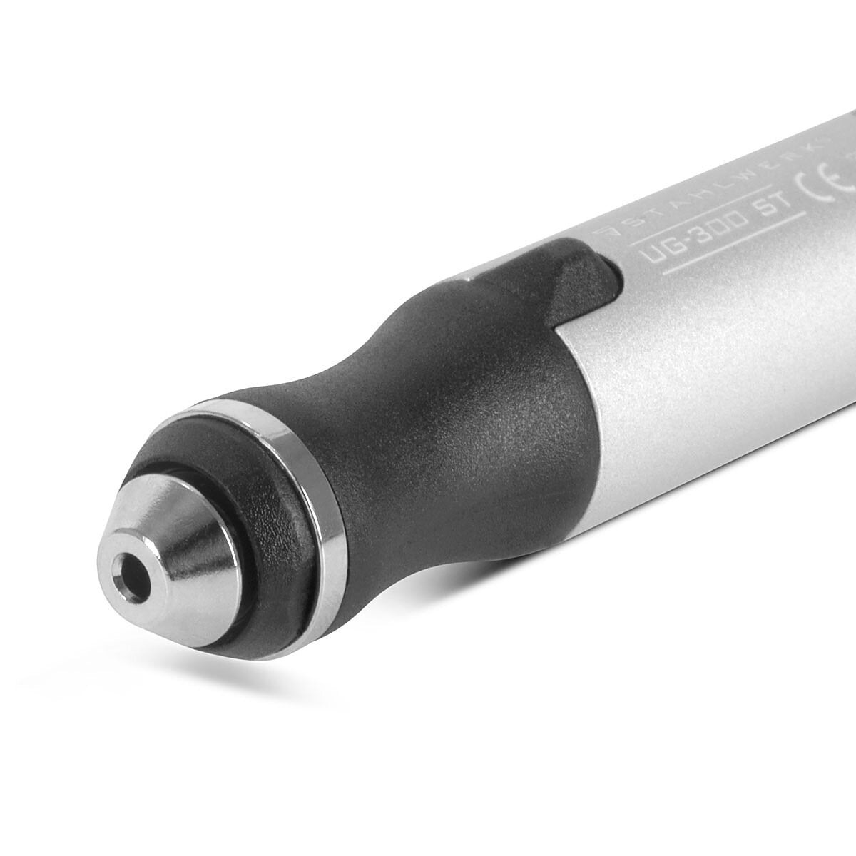 Acciaio in acciaio USB Incisione della penna UG-300 ST con batteria da 8 W incise | GravuRStift | Dispositivo Gravier | Dispositivo a gravi | Miss | Strumento di incisione con 3 marce e fino a 18.000 giri / min per un lavoro di incisore preciso