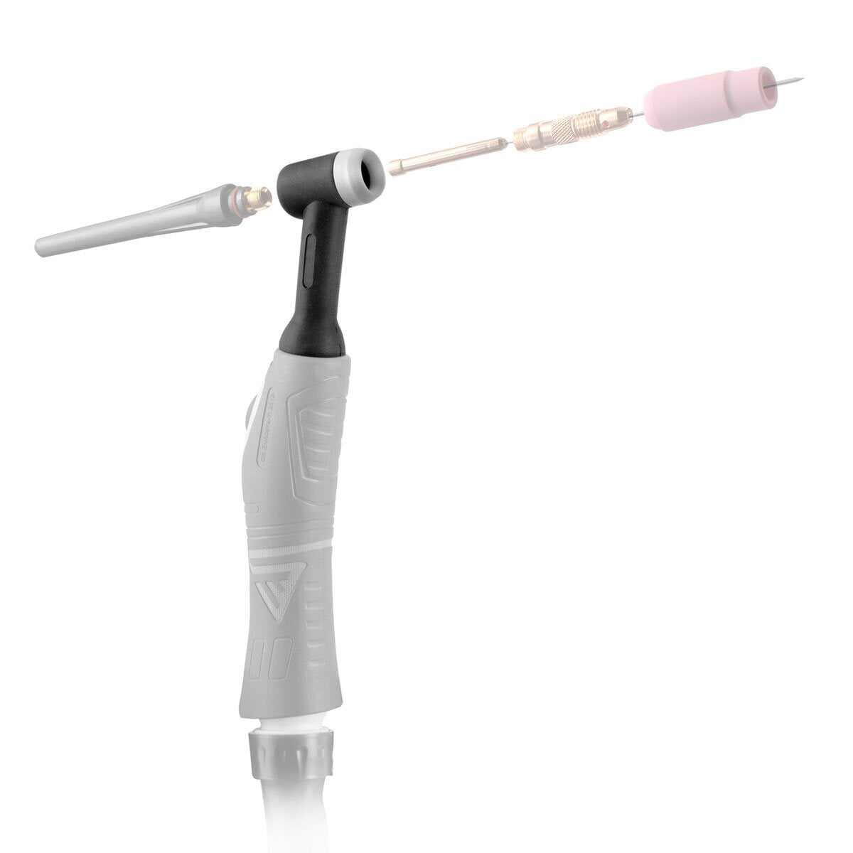 Testa della torcia TIG STAHLWERK WP-26F con testa flessibile per torce di saldatura TIG | Pacchetto tubi | Bruciatore