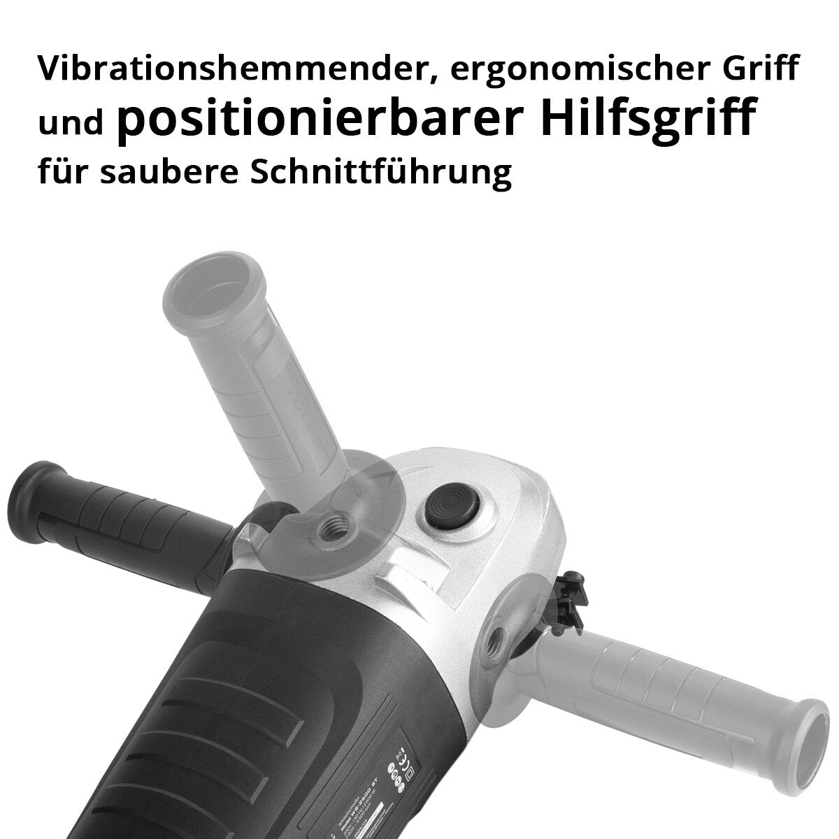 STAHLWERK Winkelschleifer WS-2600 ST mit 2.600 W und 2.800 - 6.500 U/min für ⌀230 mm Schleif- und Trennscheiben elektrischer Trennschleifer | Trennschneider | Schleifmaschine