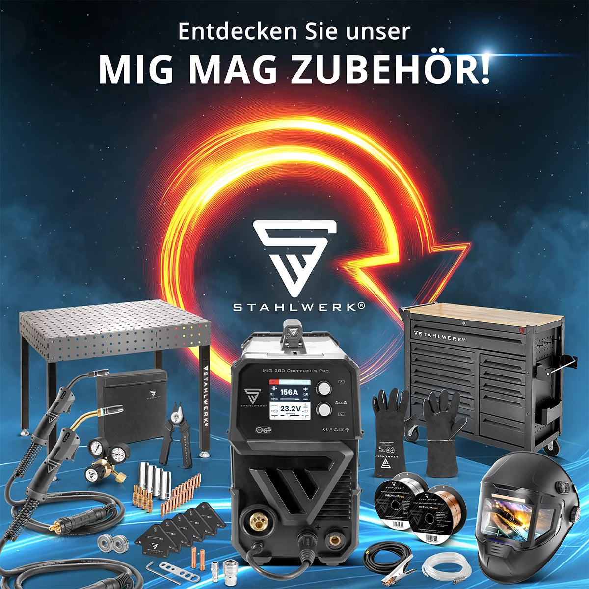 STAHLWERK 3 × fil à souder MIG MAG ER70S-6 Ø 0,8 mm / 1 kg rouleau de fil D100