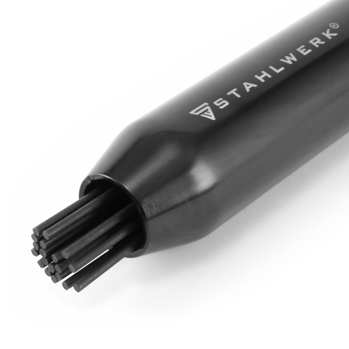 STAHLWERK DNE-600 ST professioneller Druckluft-Nadelentroster in gerader Bauform Trommelhub 14 mm 6.000 Schläge pro Minute für Werkstatt und Industrie