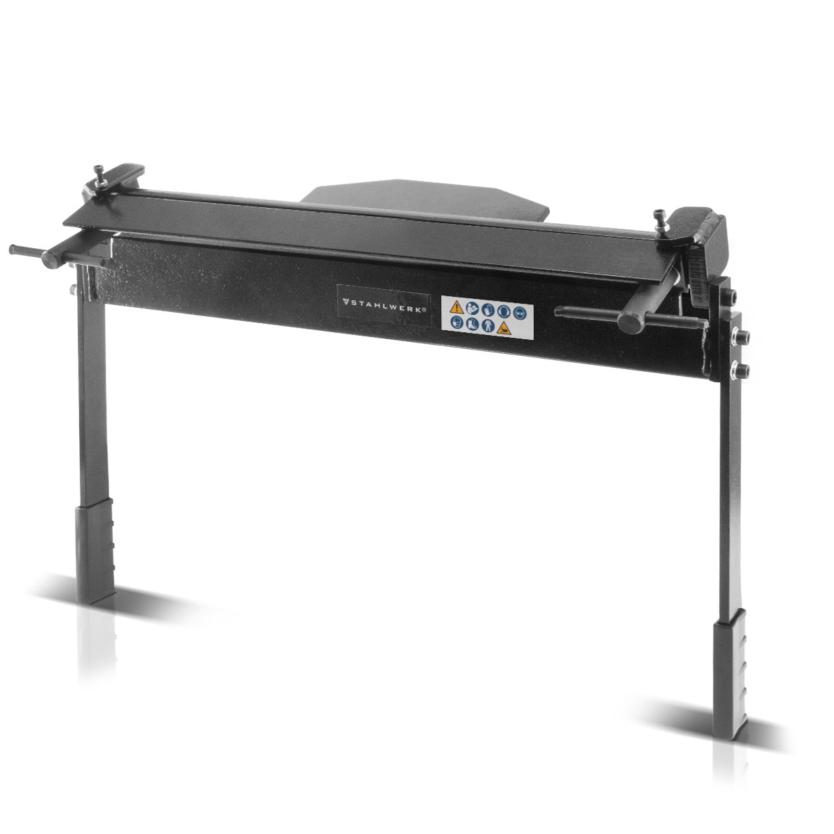 STAHLWERK folding bench AB-460 ST - sheet metal bending machine for sheets up to 1.2 mm thick, bending angle 0 to 135 degrees, working range 460 mm