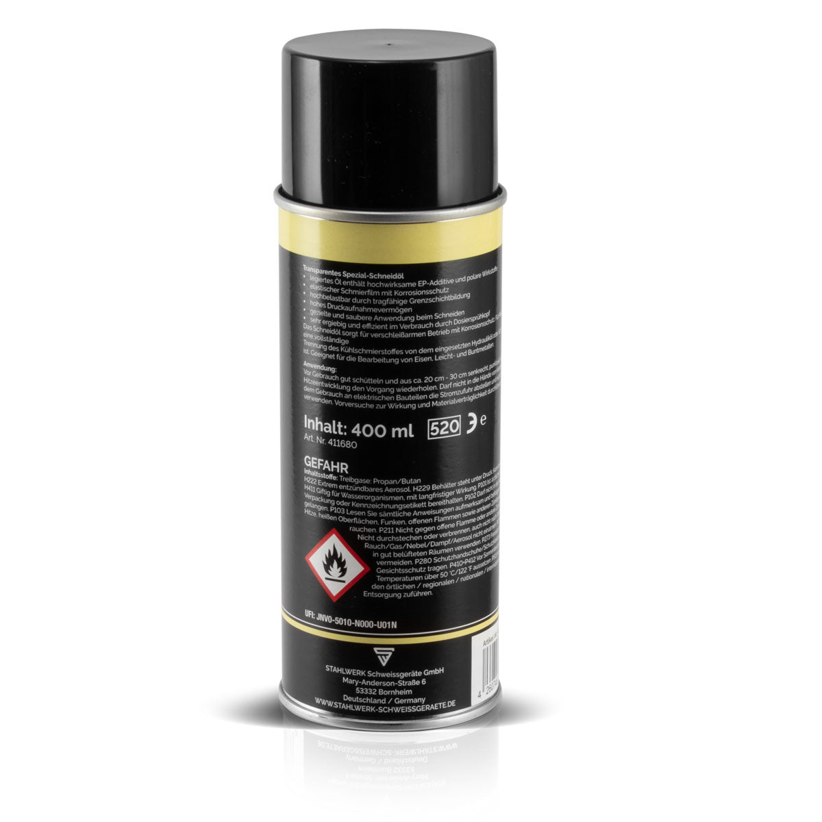 STAHLWERK Universal cutting oil for metalworking, cutting fluid for spraying, suitable for drilling, sawing and thread cutting