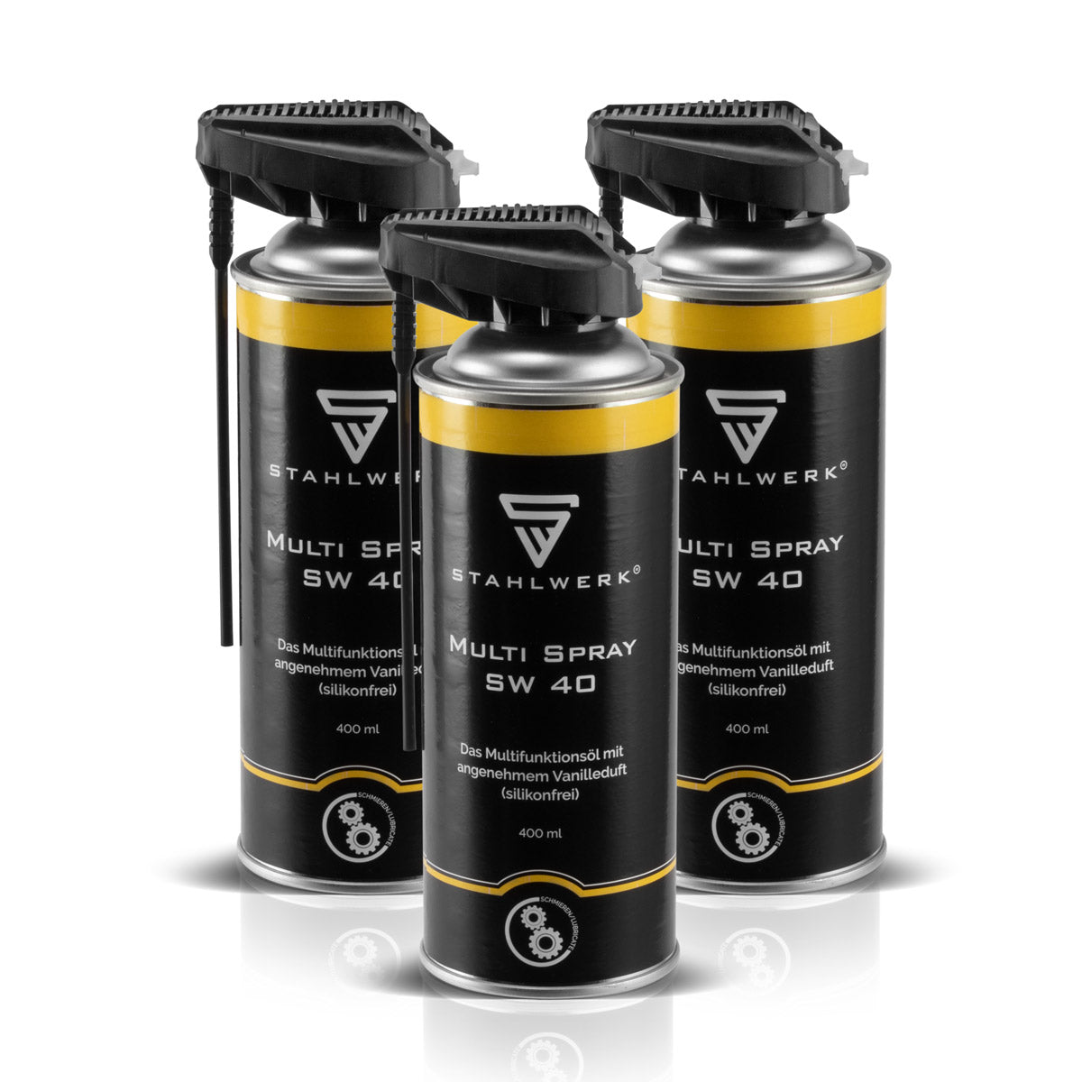 STAHLWERK set of 3 Multi Spray SW 40 multifunctional penetrating and maintenance oil / multifunctional spray for household, industry and workshop