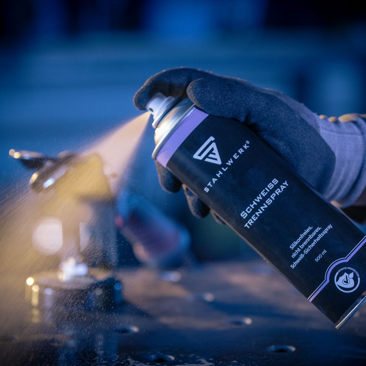 STAHLWERK lot de 3 sprays anti-soudage, spray de sécurité multifonctionnel pour le soudage, adapté à l'industrie, à l'atelier et au bricolage