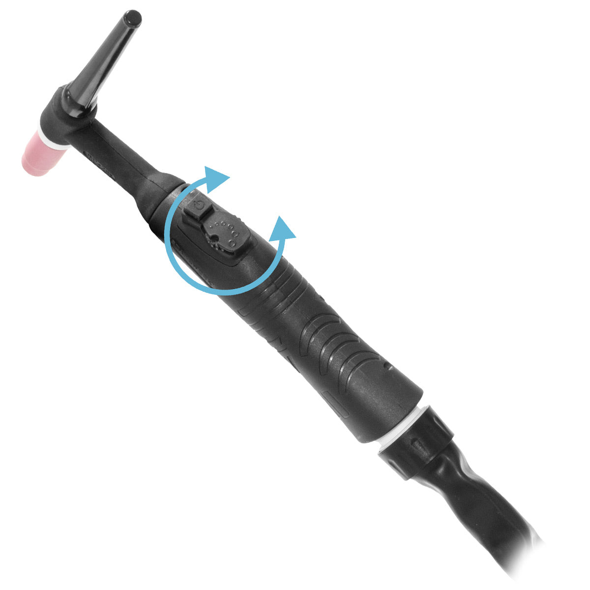 Torche de soudage STAHLWERK TIG WP-26 FR avec faisceau de tuyaux de 5 mètres jusqu'à 200 A avec télécommande pour le soudage TIG / ARC