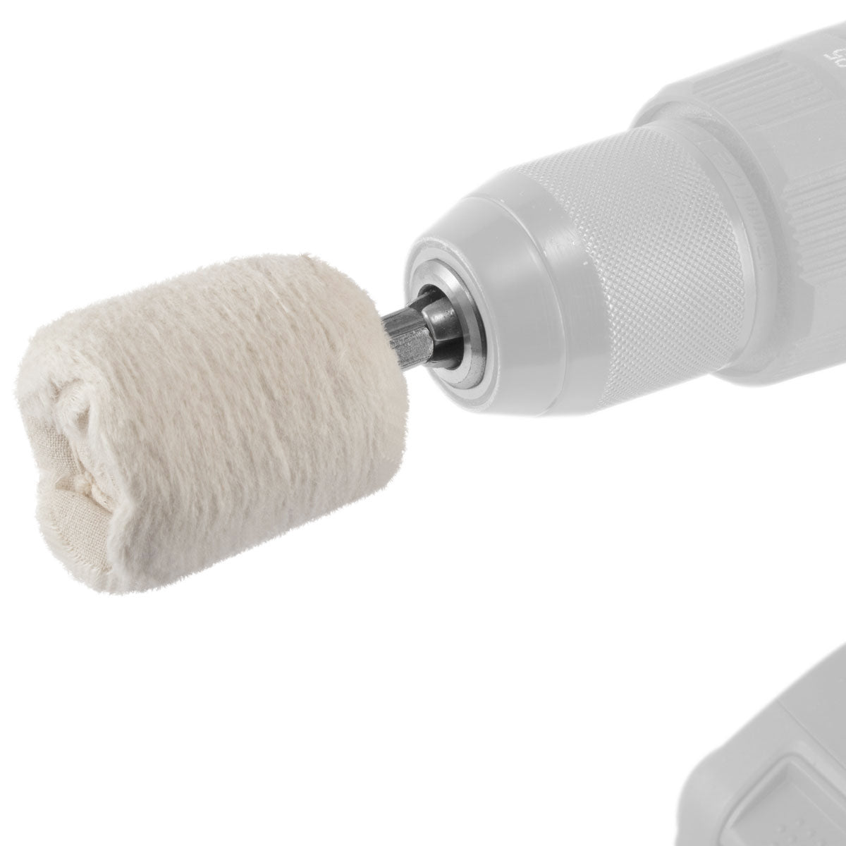 Set STAHLWERK da 6 testine lucidanti universali PS-6 ST per trapani elettrici e a batteria in flanella di alta qualità per lavori di lucidatura su metallo, pietra, legno, vetro e plastica