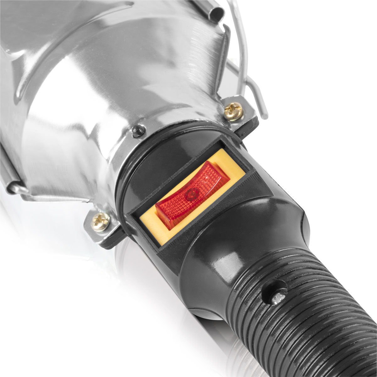 Lámpara de trabajo STAHLWERK con casquillo E27 hasta máx. Lámpara de taller de 60 W con cable de 10 m, gancho para colgar y mango de goma, lámpara de construcción | Lámpara de trabajo | Lámpara de mano para trabajos de reparación y renovación.