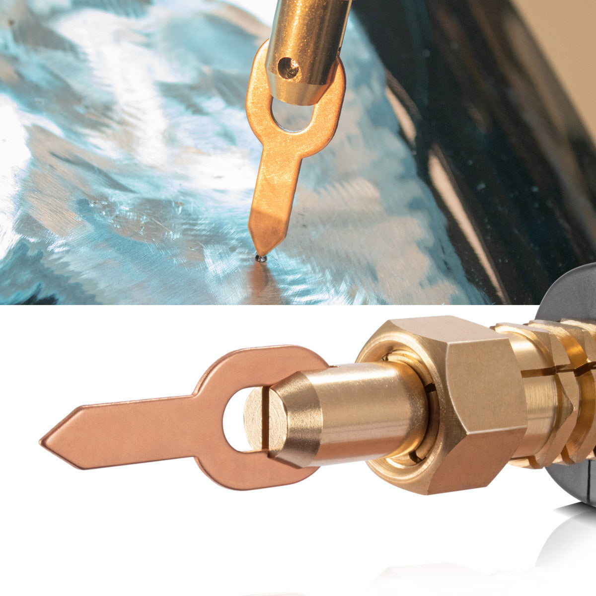 STAHLWERK Anschweißösen 50er Set, Smart Repair Zubehör für Ausbeulspotter / Dellenlifter / Punktschweißgerät / Ausbeulwerkzeug zur professionellen Reparatur von Kfz Karosserien