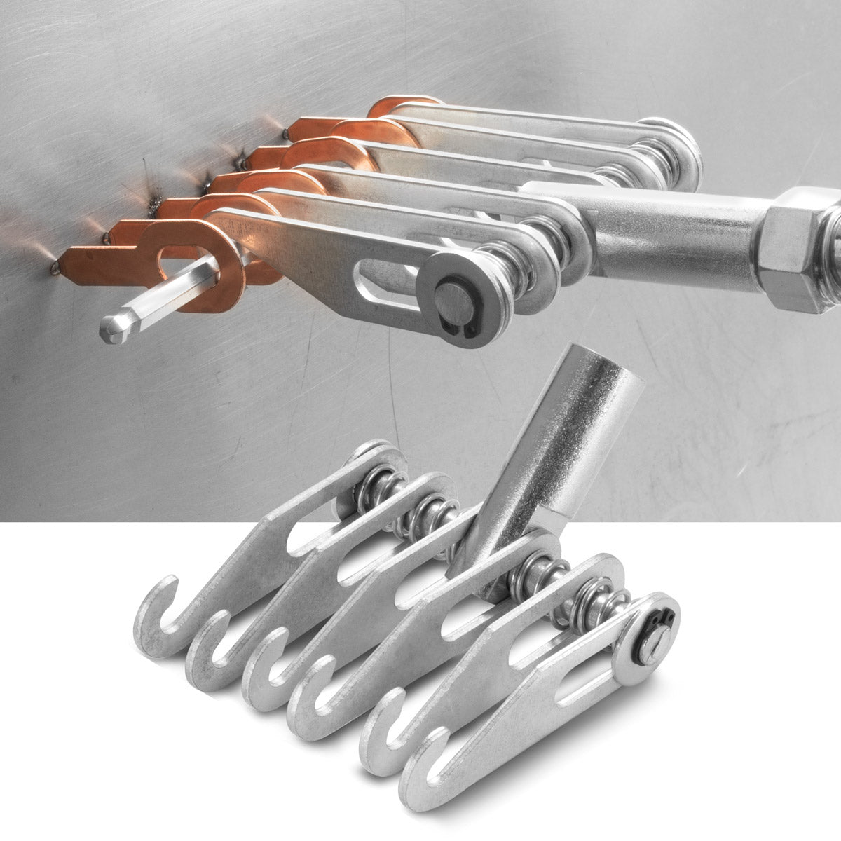 EXPLOSIVO DE LA MILLA DE ACERO / Dellenkrale / Dellen Puller, Accesorios de reparación inteligente para Dutchpotter / DellenLifter / Point Welding Tan / Descuenca para la reparación profesional de los cuerpos del automóvil