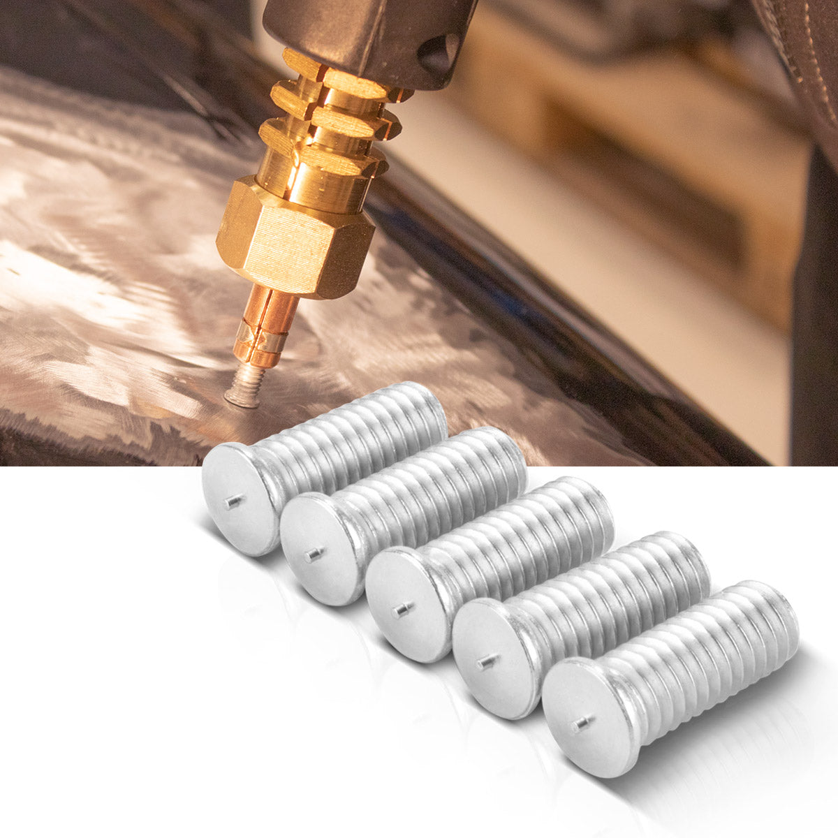 PERROS DE SOLDADA DE ALUMINUM SEATERWORKS M6 PRUEBA 100 SET, ACCESORIOS DE REPARACIÓN SMART PARA SPOTTERSES DE DRENO