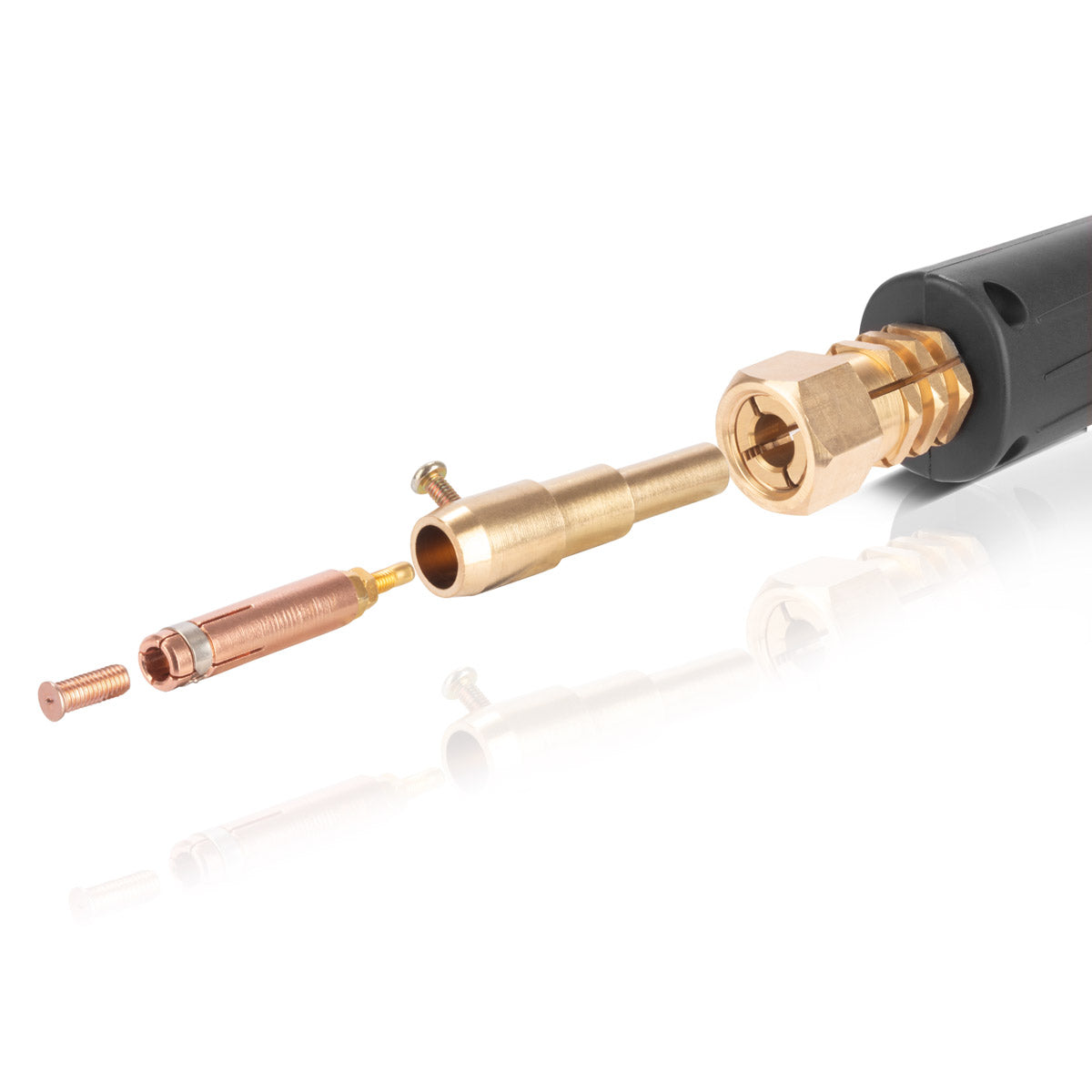 STAHLWERK Punktschweißelektrode mit M5 Gewinde für Anschweißbolzen, Smart Repair Zubehör für Ausbeulspotter / Dellenlifter / Punktschweißgerät / Ausbeulwerkzeug zur Reparatur von Kfz Karosserien