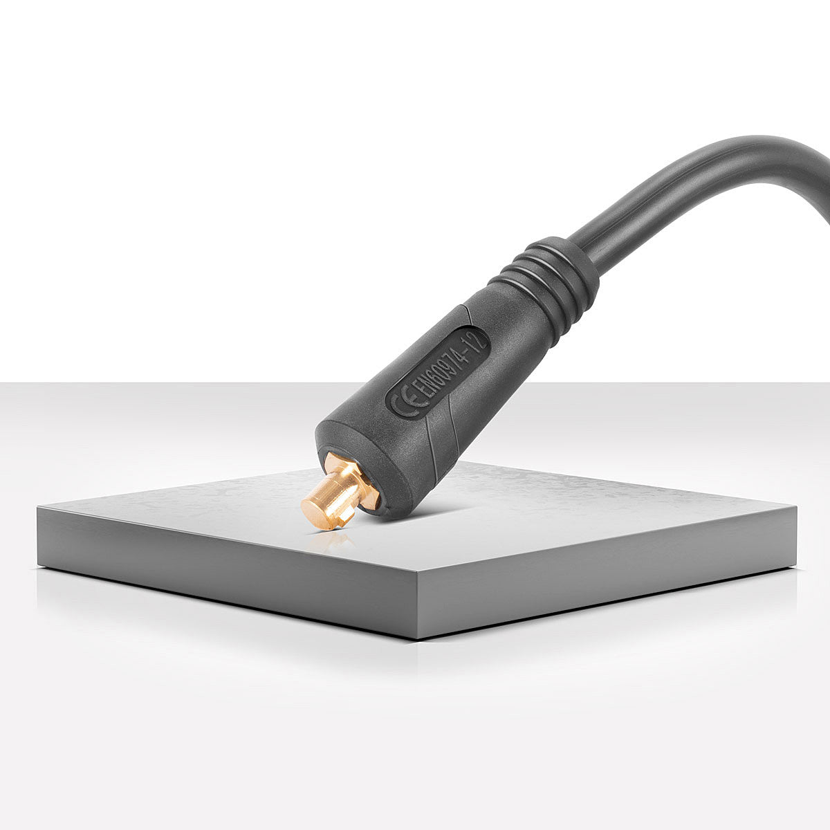 Pince de terre STAHLWERK jusqu'à 300 A Pince de terre | Pince de terre avec câble de soudage de 8 m | Câble de terre avec fiche 25 mm² et 9 mm