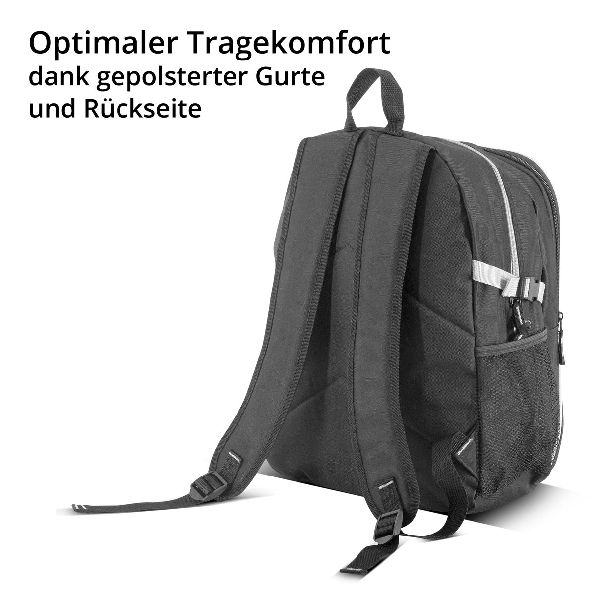 STAHLWERK Práctica mochila de ocio de 27 litros, mochila deportiva de poliéster ripstop resistente e impermeable, mochila de día | Equipaje de mano | Mochila de viaje con dos grandes compartimentos.