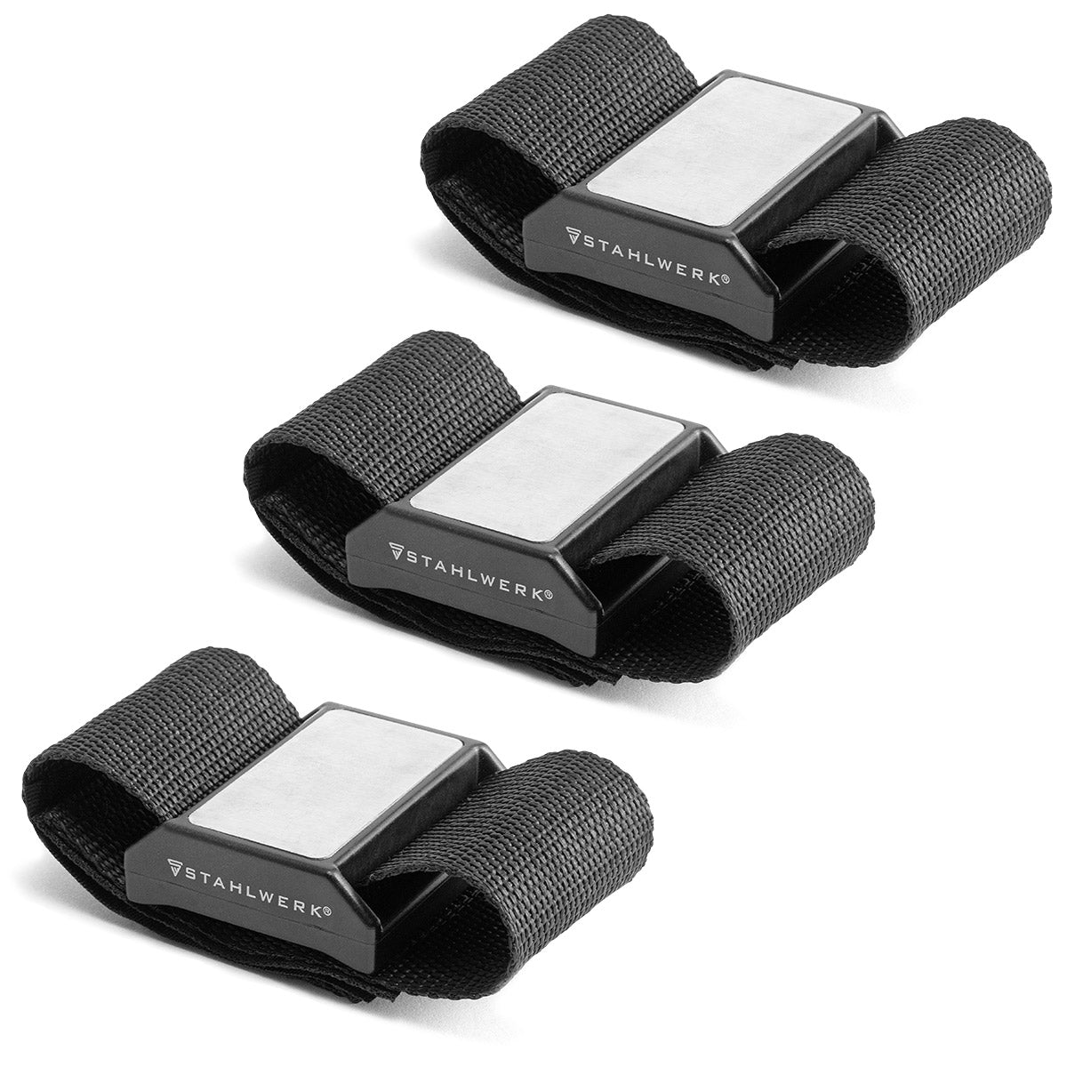 Pulsera magnética STAHLWERK para tornillos y piezas pequeñas, juego de 3