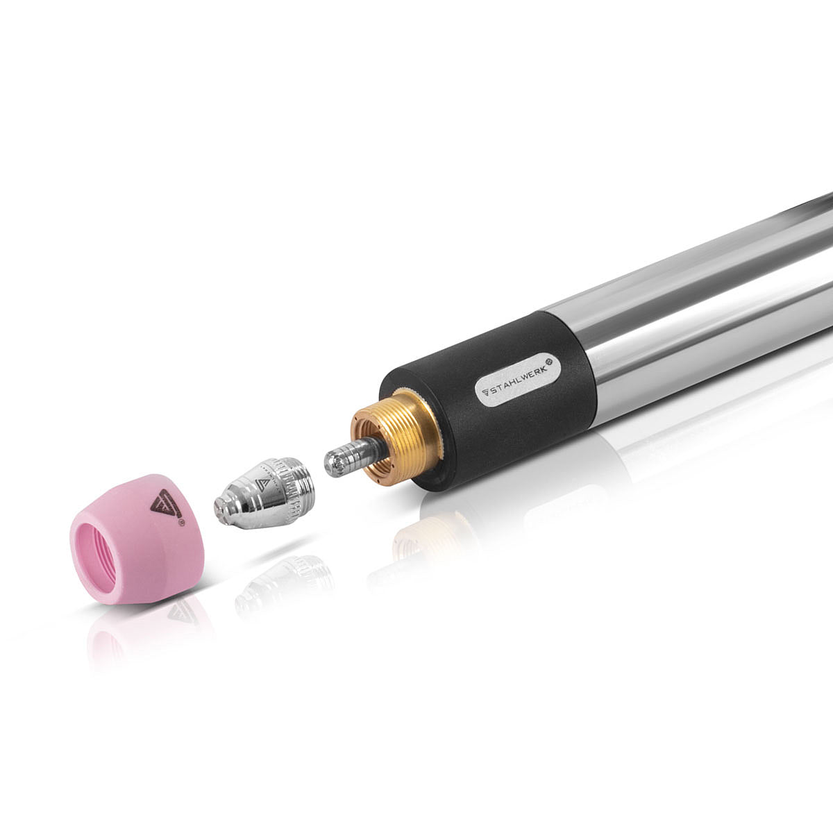 Torche CNC STAHLWERK P60 avec boîtier en acier inoxydable et tête en laiton de haute qualité pour torches de découpe plasma