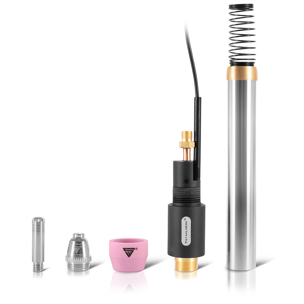 Torche CNC STAHLWERK P60 avec boîtier en acier inoxydable et tête en laiton de haute qualité pour torches de découpe plasma