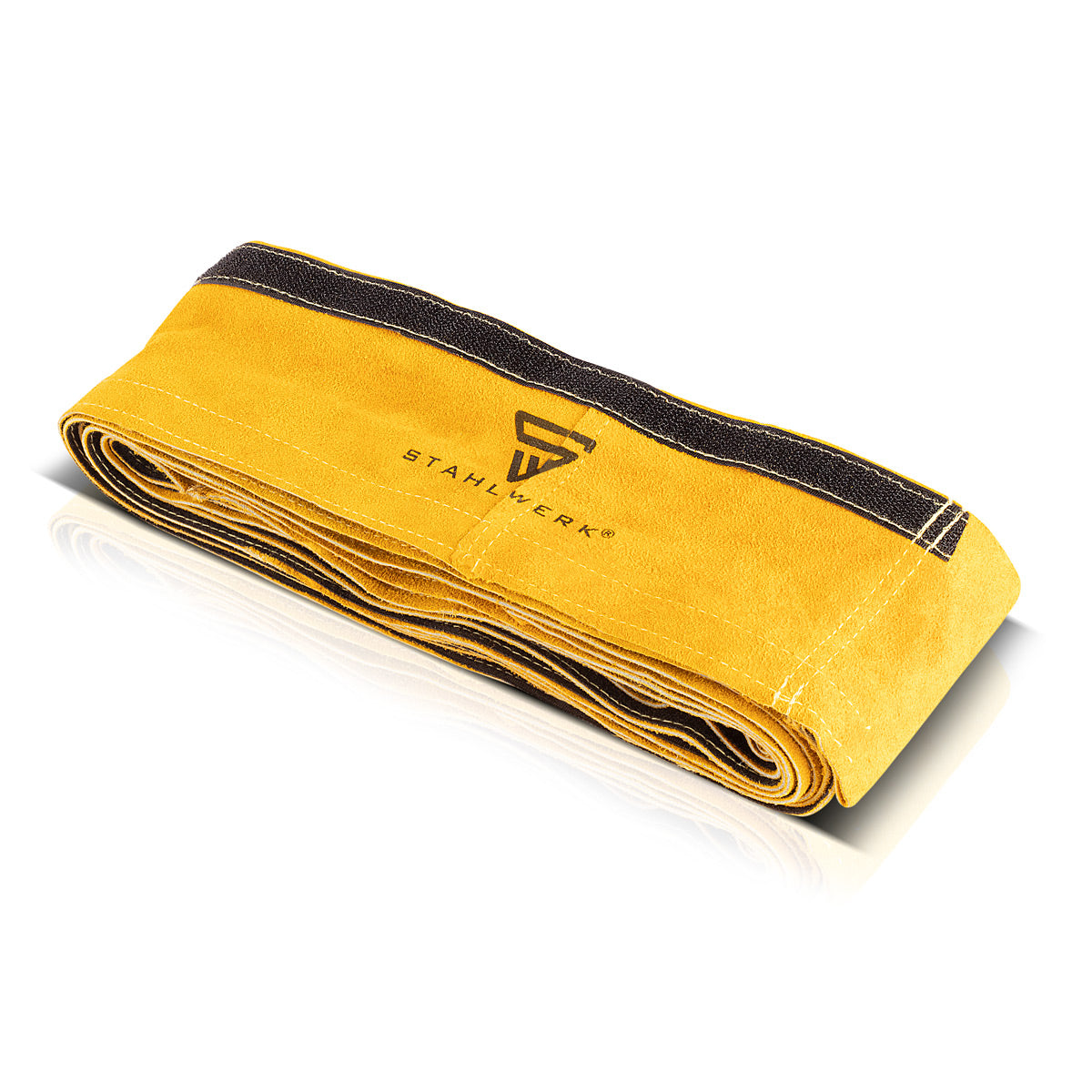 STAHLWERK protective hose flexible cover for hose packages made of genuine leather - 5 meters / heat and fire resistant