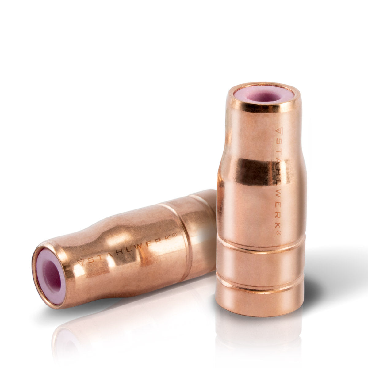 STAHLWERK wear parts set cored wire nozzle pack of 2 + cored wire 1 kg 0.8 mm + STAHLWERK welding release spray