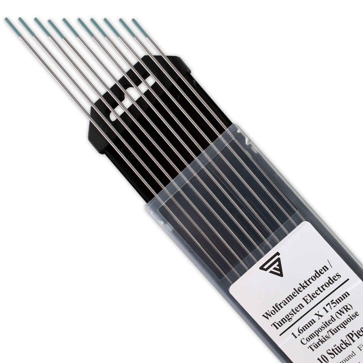 Elettrodi di tungsteno STAHLWERK / elettrodi per saldatura WR turchese 1,6 x 175 mm pratico set da 10