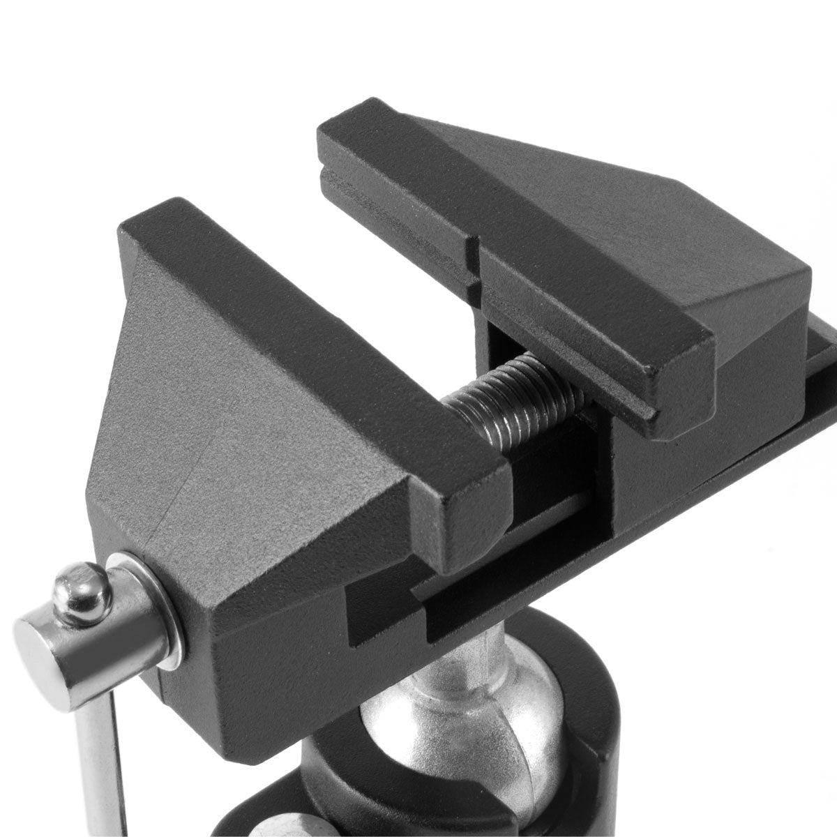 STAHLWERK TS-50 ST Stable table vice with ball joint can be used in model making for workpieces made of metal, wood and plastic