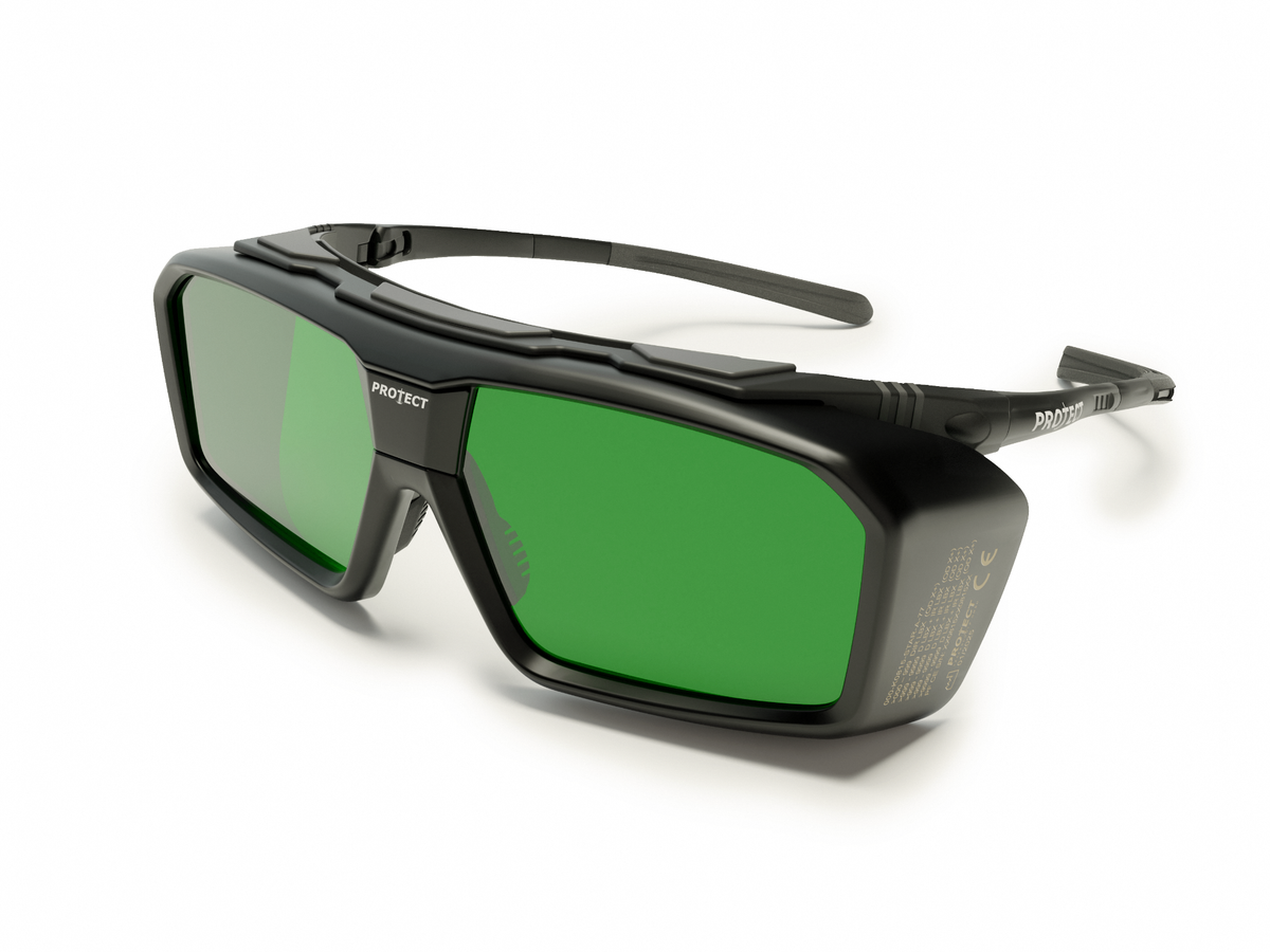 PROTECT Starlight Laserschutzbrille | Laserbrille | DIN EN 207 und EN 208 für Arbeiten mit Lasern (für Brillenträger geeignet)