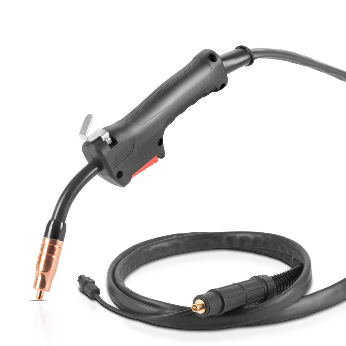 USINE sidérurgique AK14 | Torche de soudage MB14 FLUX | Brûleur jusqu'à 160 A avec paquet de tuyaux de 2 m, accessoires de soudage professionnels pour postes à souder FLUX avec raccord de mandrin de 9 mm