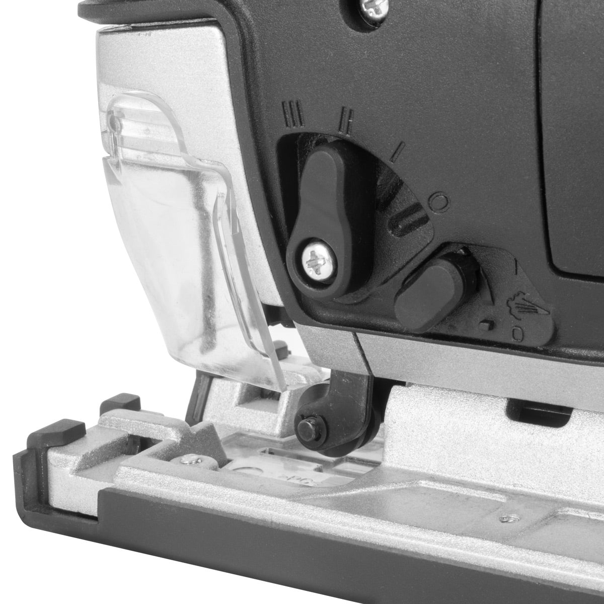 Sierra de calar STAHLWERK JSB-750 ST con sierra eléctrica de 700 W, 600 - 2.800 rpm y ángulo de inclinación de 45° | Sierra pendular | Sierra de calar pendular con carril guía para serrar madera, metal y plástico
