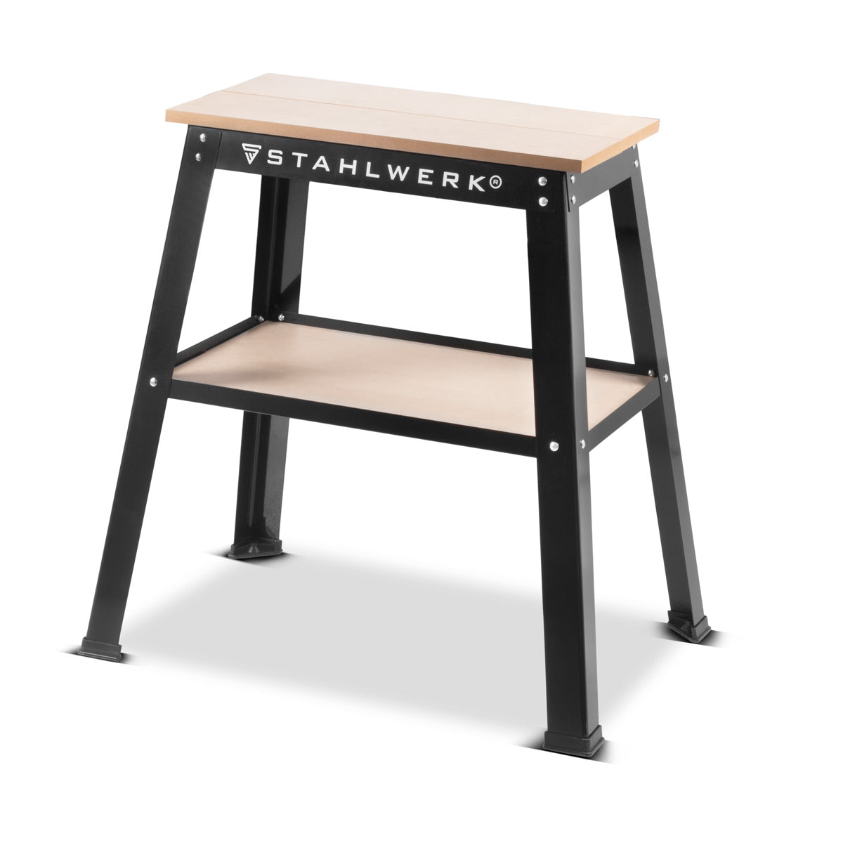 Support de machine universel STAHLWERK UM-10 ST avec capacité de charge de 225 kg Table de machine réglable 82 x 58 x 82 cm | Base de machines | Table de travail | Établi | Table d'atelier