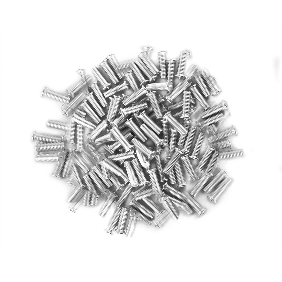STAHLWERK 2 x Aluminium Schweissbolzen M4 Gewinde 100er Set, Smart Repair Zubehör für Ausbeulspotter / Dellenlifter / Punktschweissgerät / zur professionellen Reparatur von Kfz Karosserien