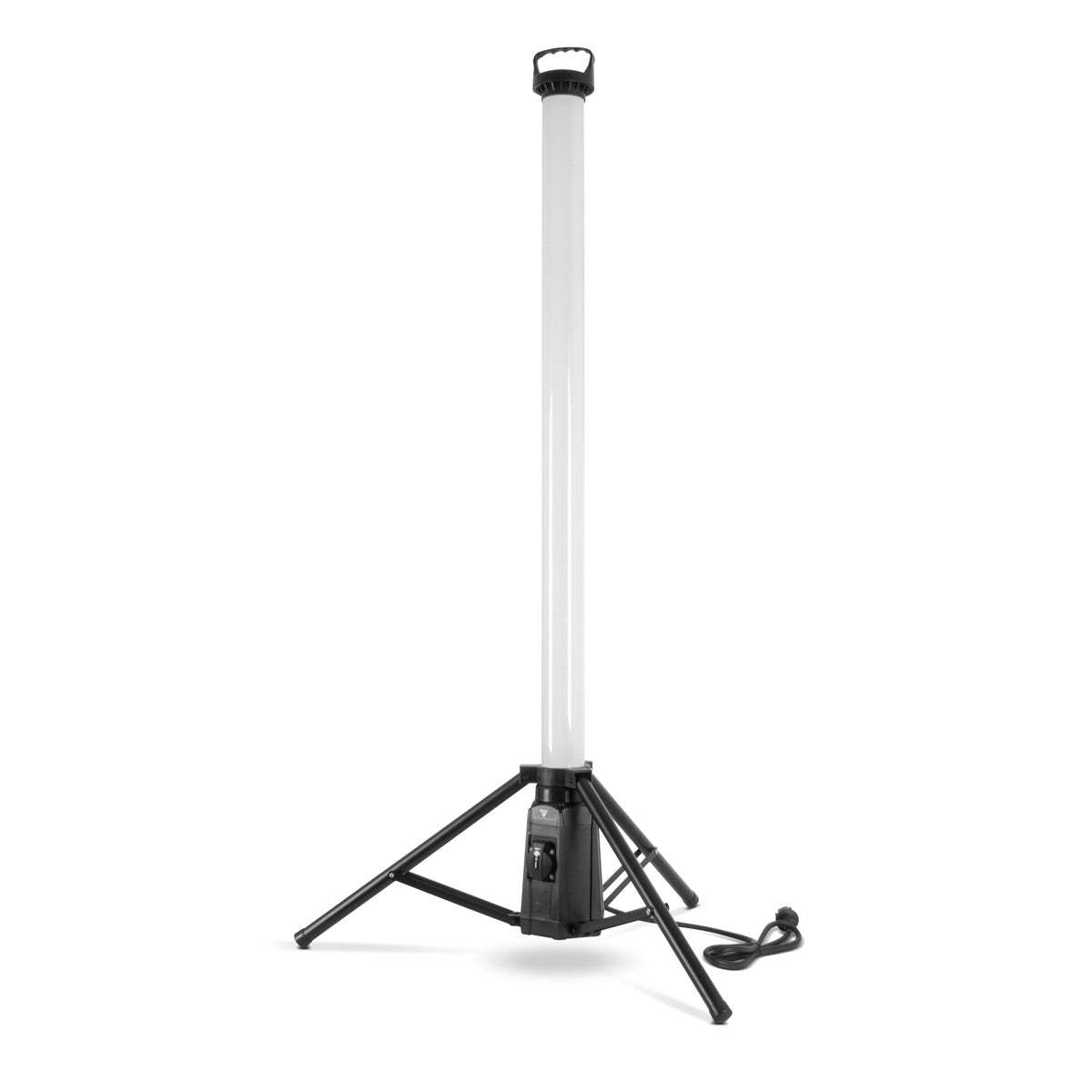 STAHLWERK 360° LED-Turm-Baustrahler TBS-100 ST | 100 Watt | 7.500 Lumen | 5.000 K Tageslichtfarbe | IP44 | Zusatzsteckdose 230 V | Robuste LED-Arbeitsleuchte