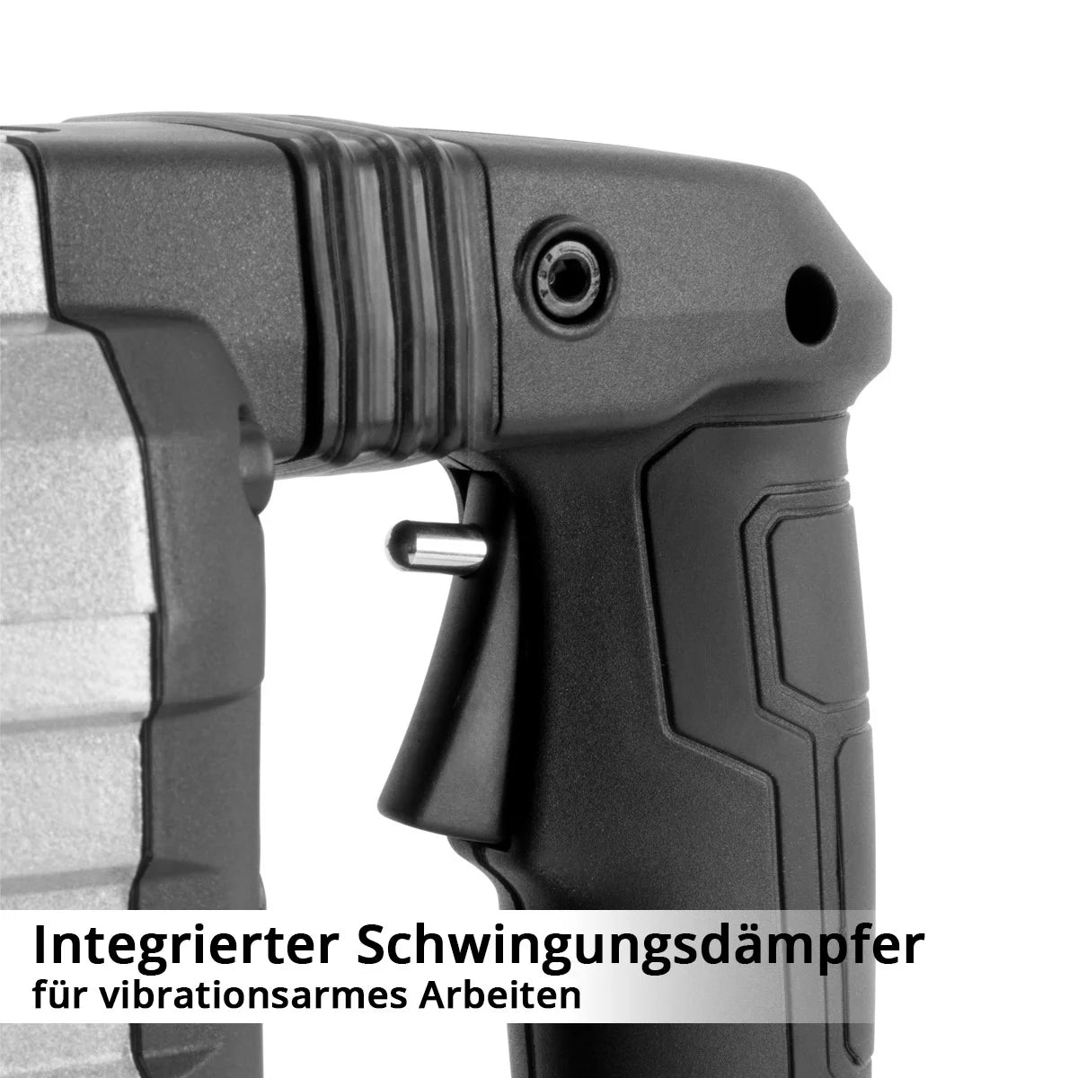 STAHLWERK Abbruchhammer AH-2200 ST mit 2.200 W Leistung, 2.100 Schläge pro Minute und 65 J Schlagkraft Stemmhammer | Meißelhammer | Schlaghammer | Bohrhammer | Abrisshammer mit Spitz- und Flachmeißel