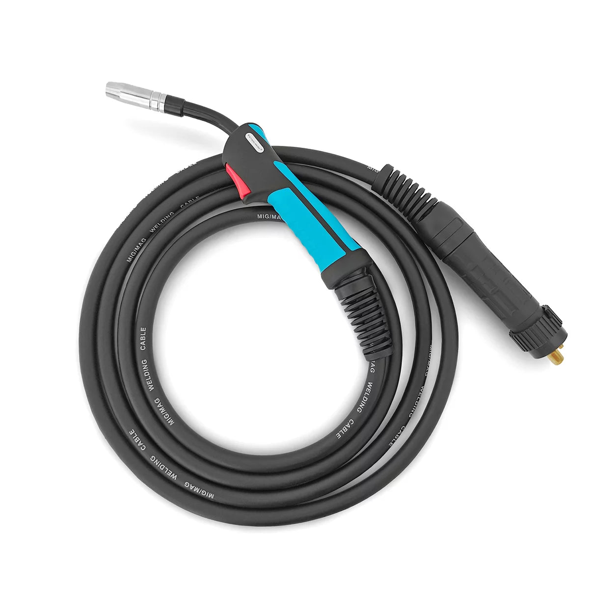 STAHLWERK AK15 welding torch including 3 meter hose package | Professional welding accessories for MIG/MAG inert gas welding machines with Euro central connection | Air-cooled MIG/MAG welding gun 180 amps