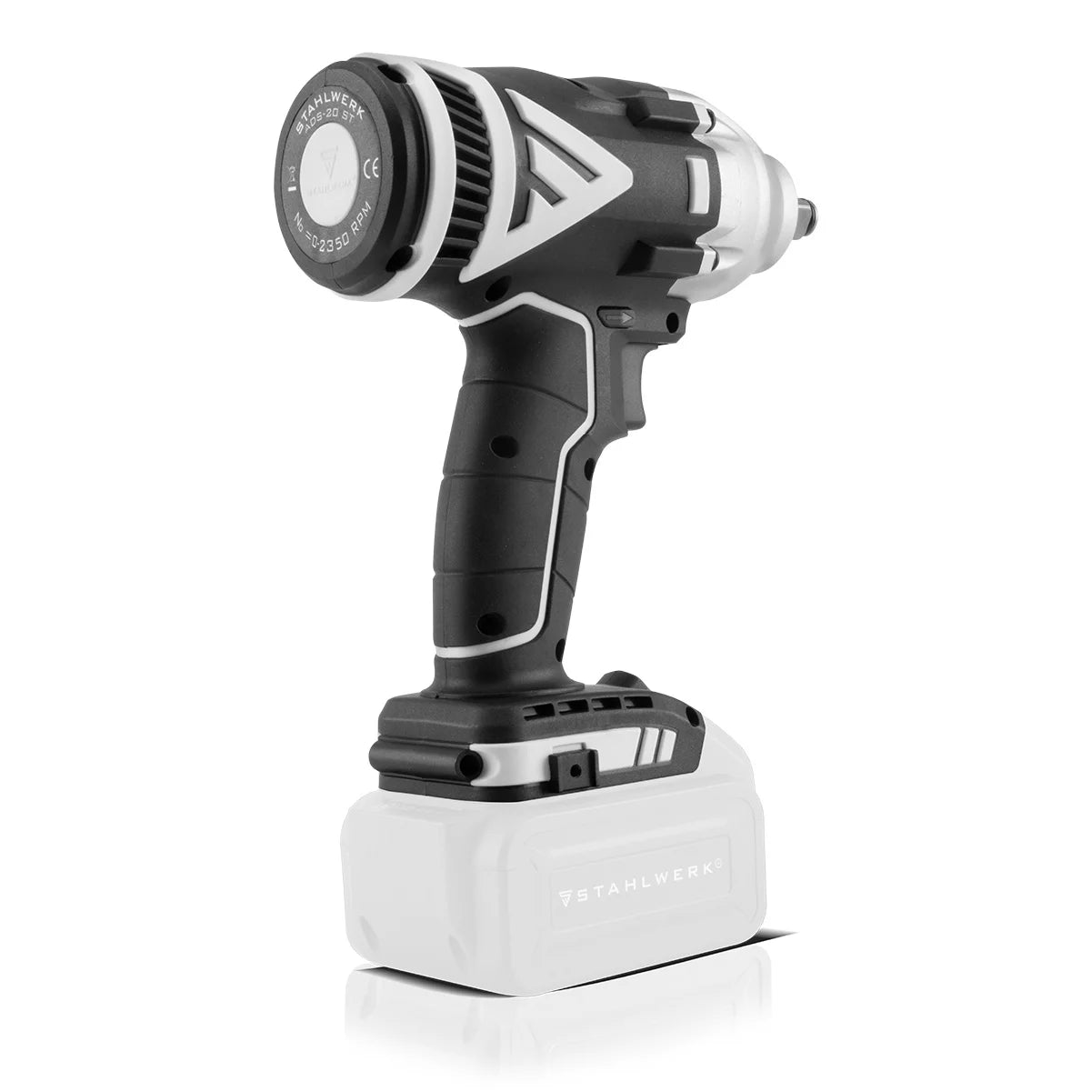 STAHLWERK brushless cordless rotary impact wrench ADS-20 ST Solo | 20 volt system | Impact wrench | Cordless screwdriver | REAL 500 Nm torque | 1/2 inch recording | wear-free motor | 7 year guarantee