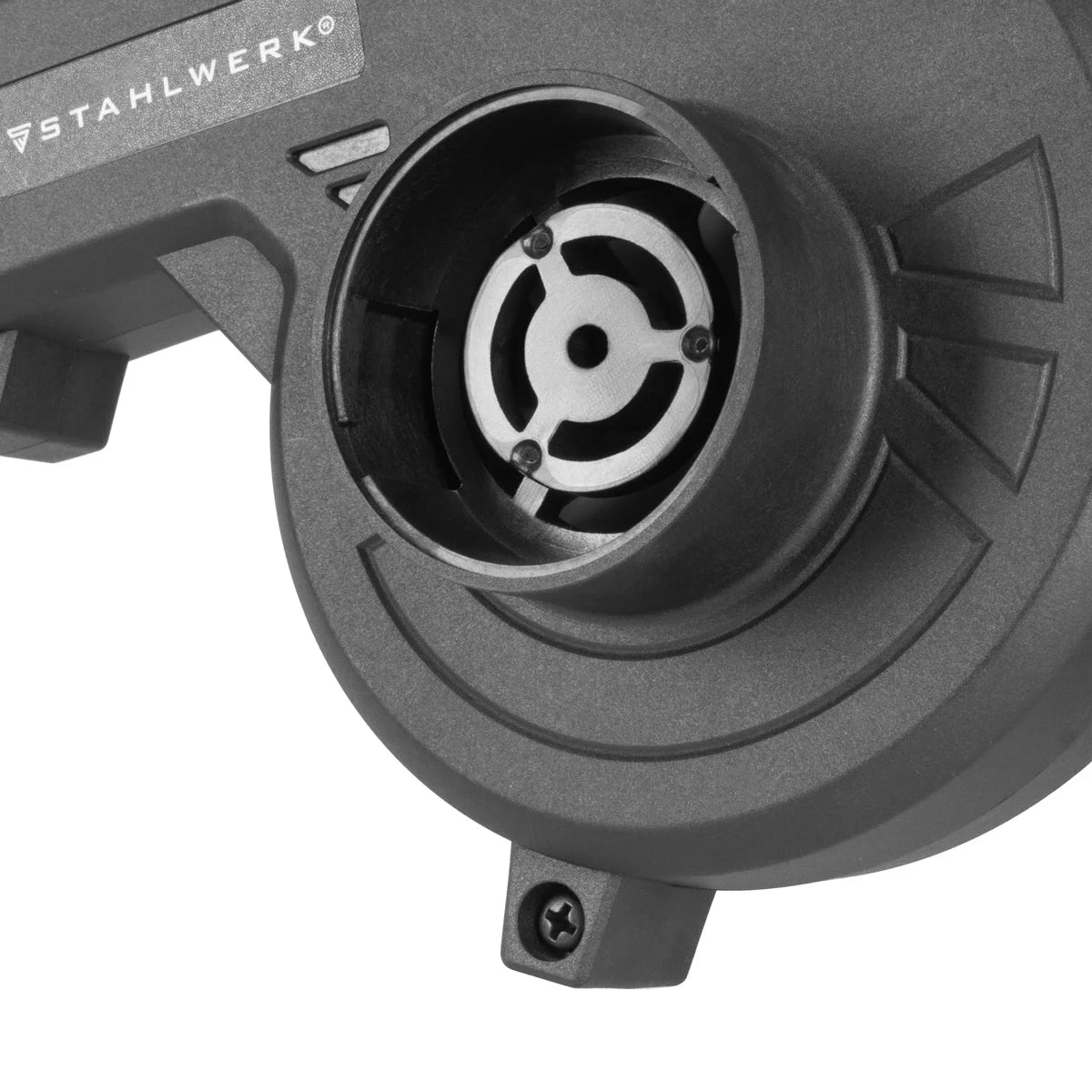 STAHLWERK mini battery blower MAG-20 ST | 20 volt cordless leaf blower with 2Ah | Portable universal blower for garden and street cleaning | Brushless leaf vacuum Compact blower 98 m/s | 0 - 18,000 rpm