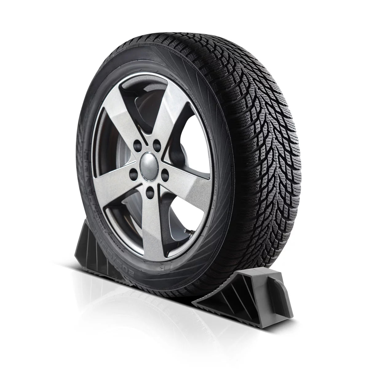 STAHLWERK Unterlegkeile GT-02 ST 2er Set bis 1,5 t Achslast Bremskeil | Hemmschuh | Radkeil | Radvorleger für Pkw Anhänger, Wohnmobil, Wohnwagen oder Caravan