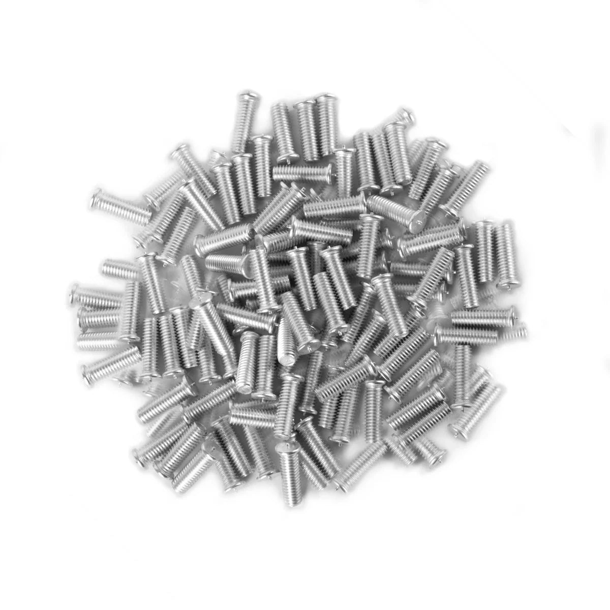 STAHLWERK Lot de 200 boulons à souder en aluminium avec filetage M5, accessoires de réparation intelligents pour détecteur de bosses, débosseleur, soudeur par points, outil de débosselage pour la réparation professionnelle des carrosseries de véhicules.
