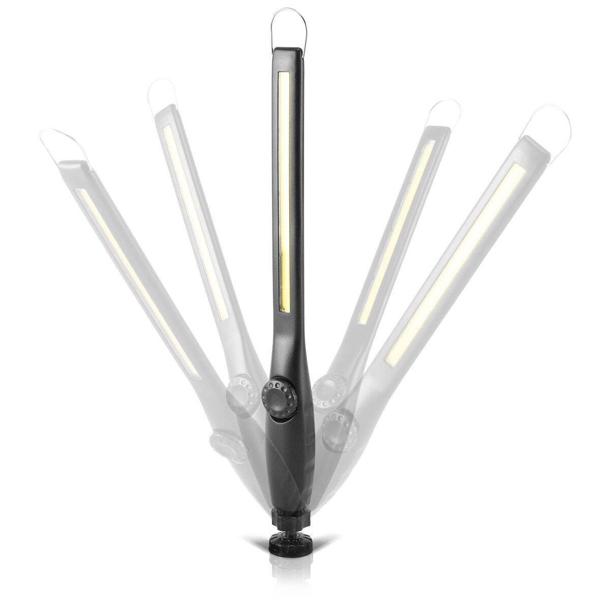 STAHLWERK LED work light AL-300 ST Powerful penlight/torch/flashlight with integrated battery, USB port and swiveling magnetic base, infinitely adjustable