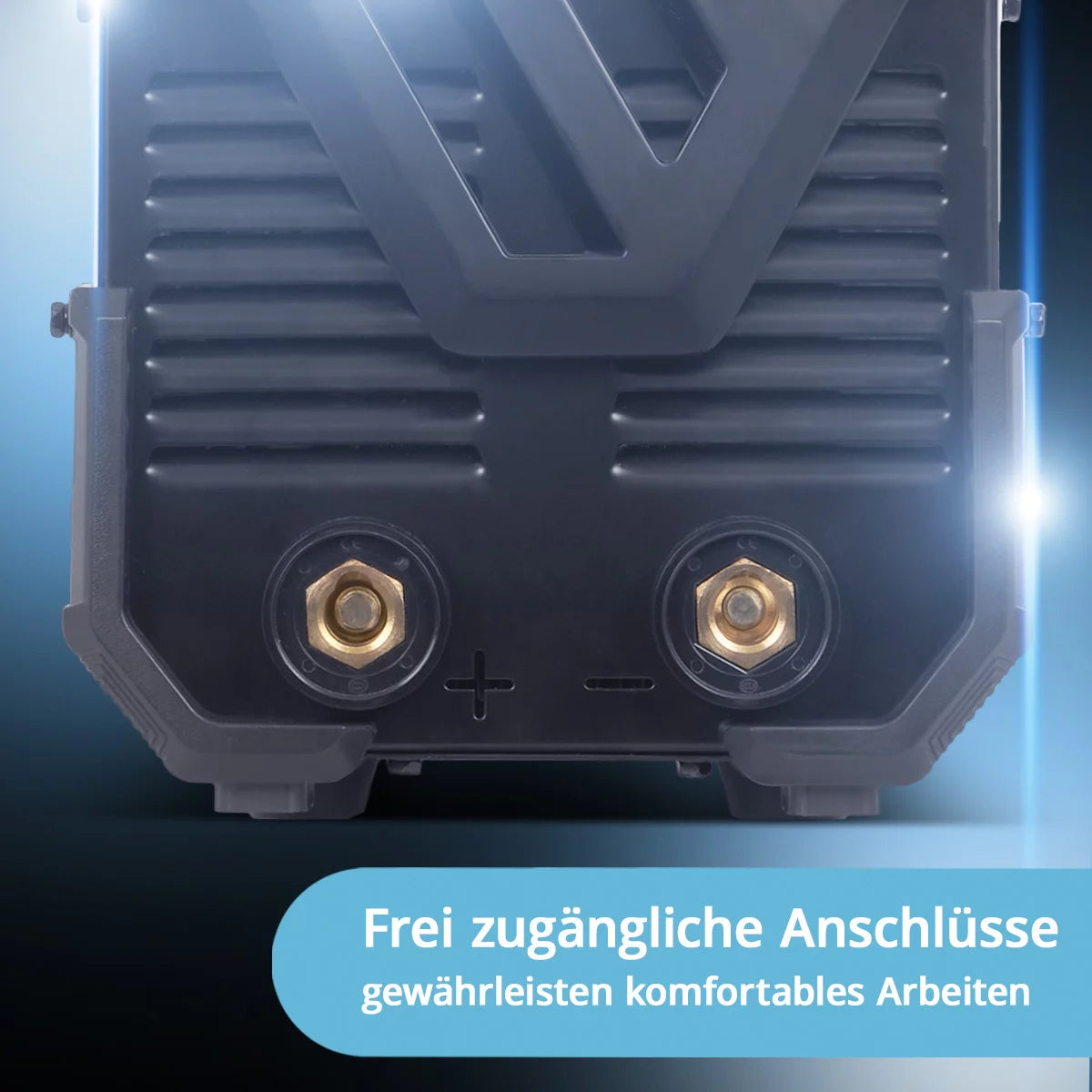 STAHLWERK ARC 270 ST fully equipped IGBT welding machine DC MMA / E-hand welder, lift-TIG function with real 270 amps, very compact, 400V, white