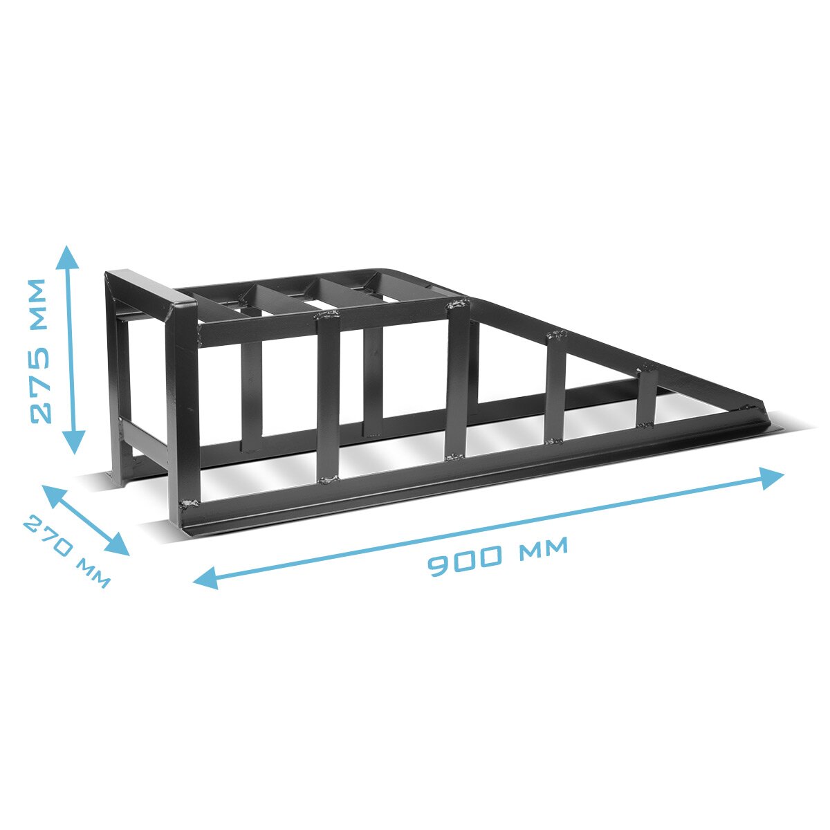 Rampa d'accesso STAHLWERK GT-14 ST set da 2 con rampa con portata di 2 tonnellate | Rampa per auto | Rampa per auto | Cavalletto per autoveicoli