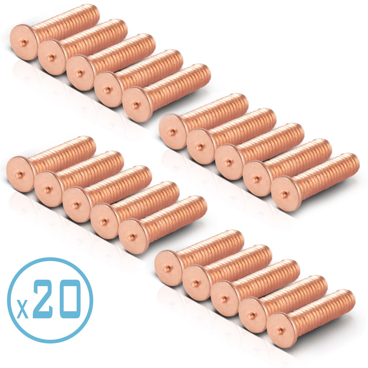 PERNO DE SOLDADA DE SEATRO M4X18 SET 20S SET, Smart Repair Accessories for Desolation Spotters | Dellenliftter | Dispositivo de soldadura de puntos | Herramientas de suscripción para reparaciones profesionales de cuerpos de vehículos motorizados