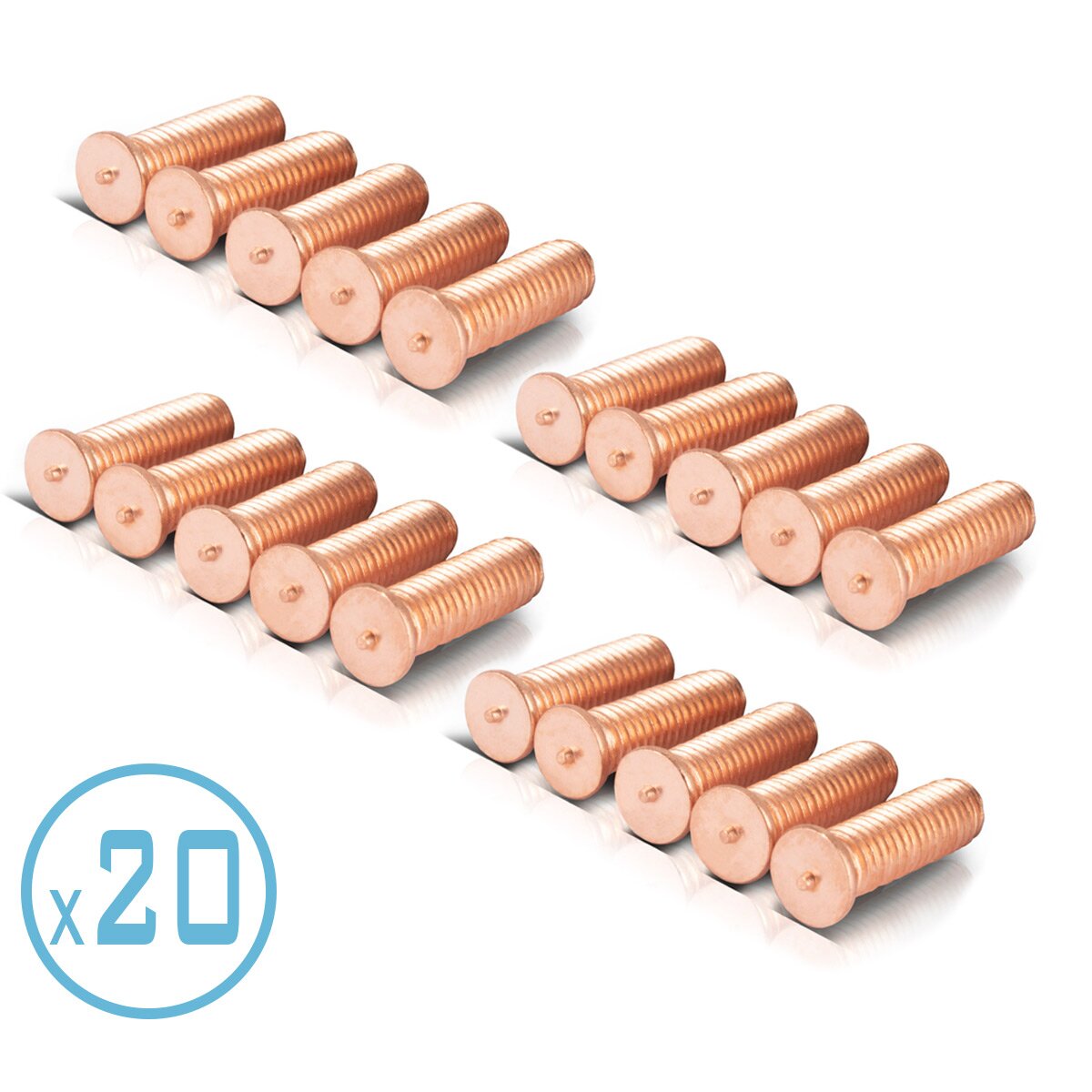 PERNO DE SOLDADOR DE SEETRO M5X18 SET 20S SET, Smart Repair Accessories for Desolation Spotters | Dellenliftter | Dispositivo de soldadura de puntos | Herramientas de suscripción para reparaciones profesionales de cuerpos de vehículos motorizados