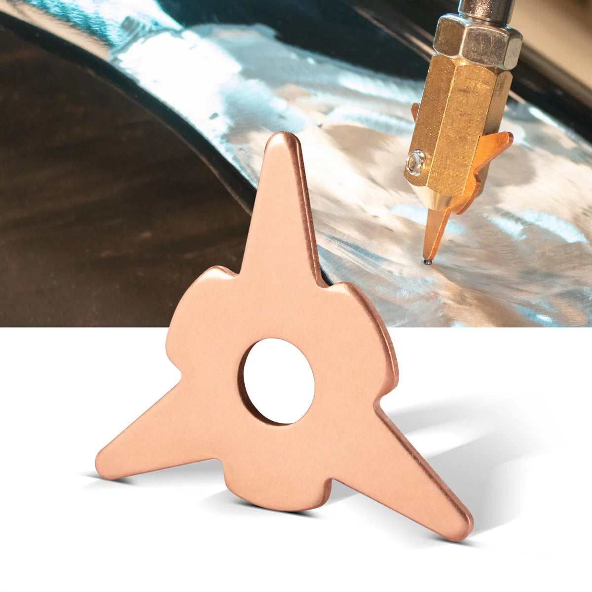 STAHLWERK Ausbeulsterne 40er Set, Smart Repair Zubehör für Ausbeulspotter / Dellenlifter / Punktschweissgerät / Ausbeulwerkzeug zur professionellen Reparatur von Kfz Karosserien