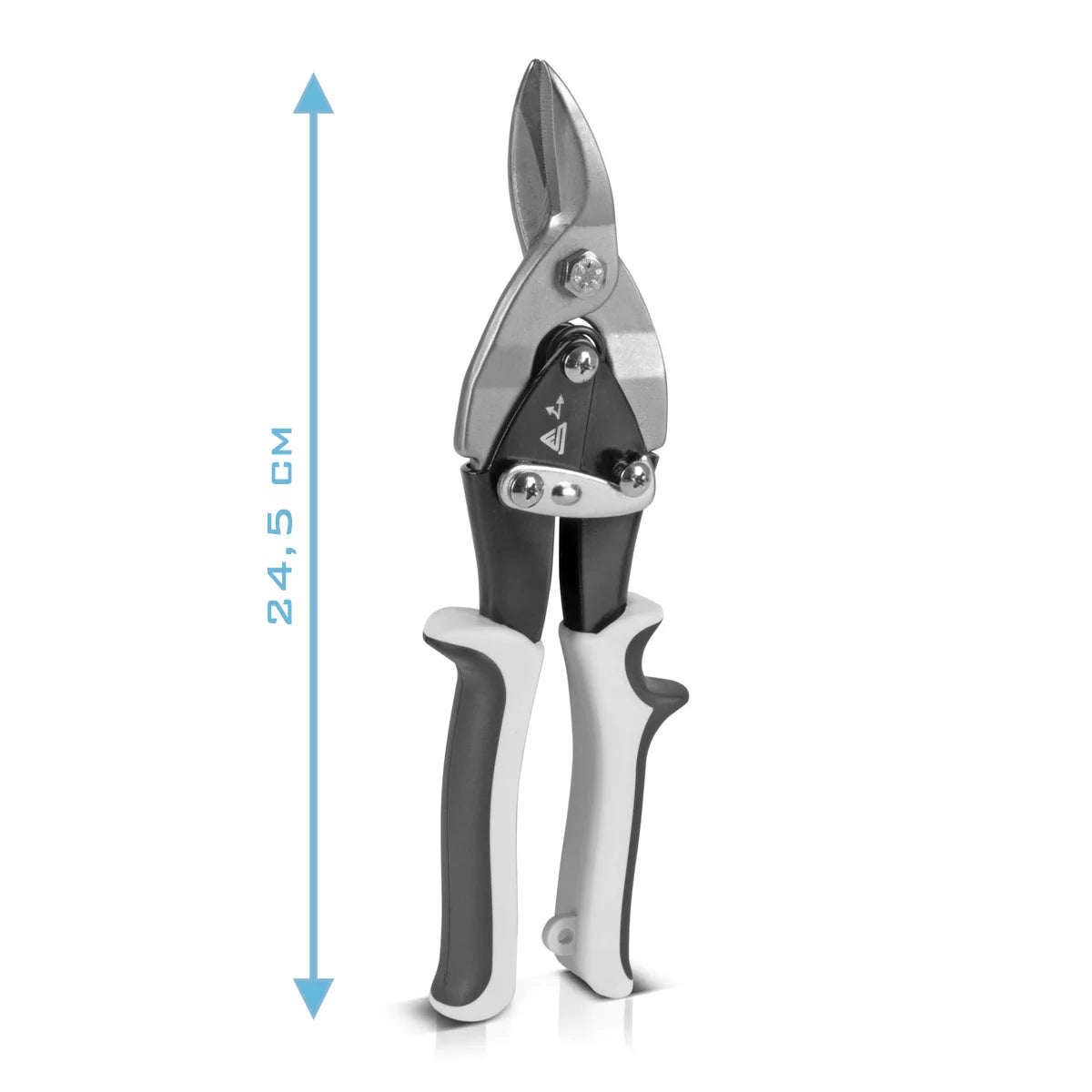 STAHLWERK tin snips left cut professional metal scissors | sheet metal cutter | Metal cutter for professional cutting of metal sheets