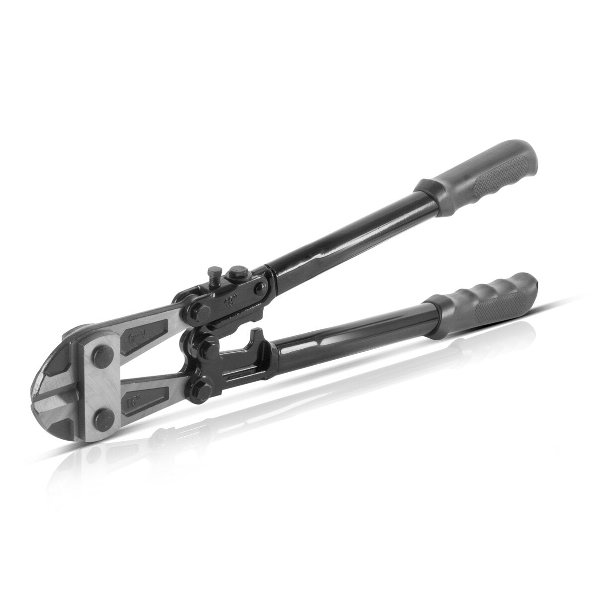 STAHLWERK Coupe-boulons 18" Chrome Vanadium Ciseaux à boulons professionnels Lot de 2 | Coupe-acier | Coupe-maille | Ciseaux en acier de construction | Coupe-métal avec mâchoires de coupe trempées