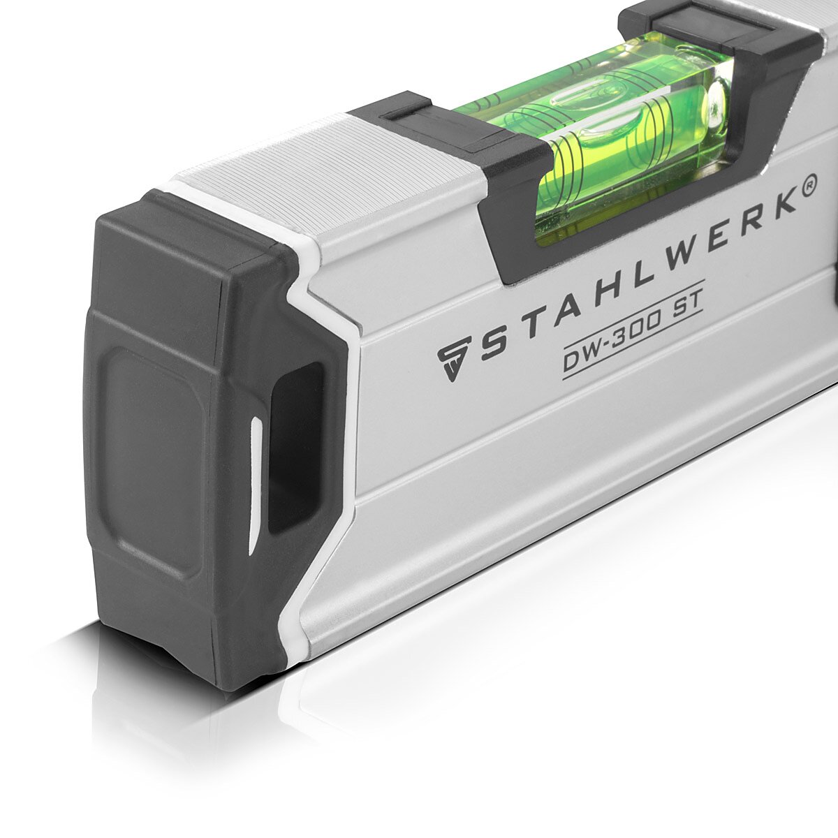 STAHLWERK Digitale Wasserwaage DW-300 ST aus Aluminium mit 300 mm Länge magnetische Richtwaage | Magnet-Wasserwaage | Aluminium-Wasserwaage | Digital-Wasserwaage | Winkelmesser