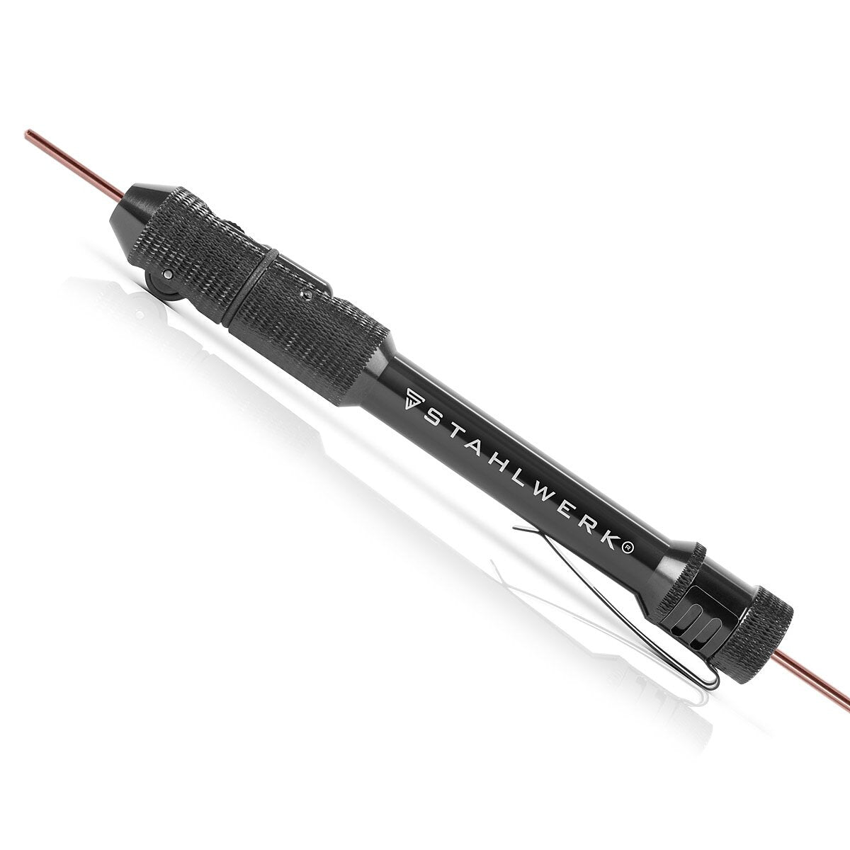 STAHLWERK TIG Pen | Drahtvorschubstift | WIG Schweißdrahthalter | Schweißstabhalter | Schweißvorschubstift | WIG Stift für Schweißstäbe von 0,8-3,2 mm